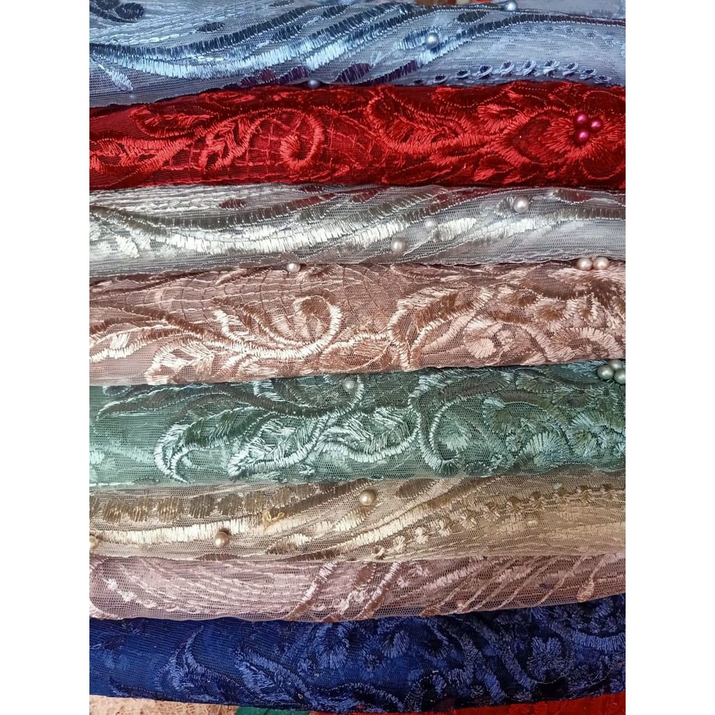 PERCA TILE CANTIK KAIN PERCA BRUKAT KILOAN BAHAN MASKER