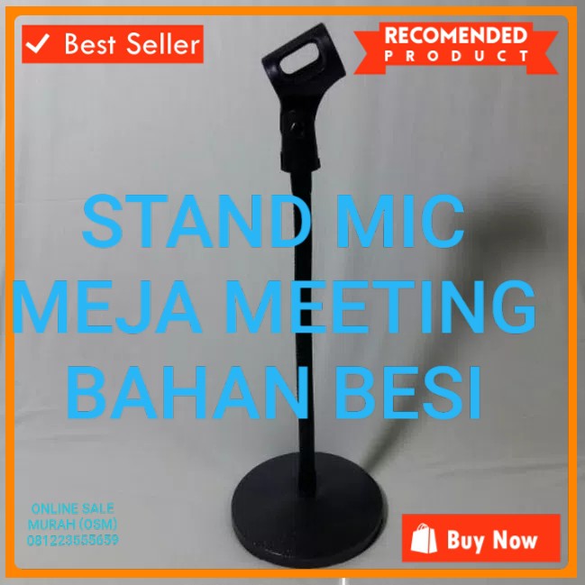 Stand mic holder standing ori microphone MEJA table podium mik penyangga mikrophone tiang pegangan tripod asli Fleksible flexsible mimbar live karaoke live musik DJ  Bisa segala jenis MIC Dapet holder Tinggi : 30-40 cm Diameter piringan besi Tian