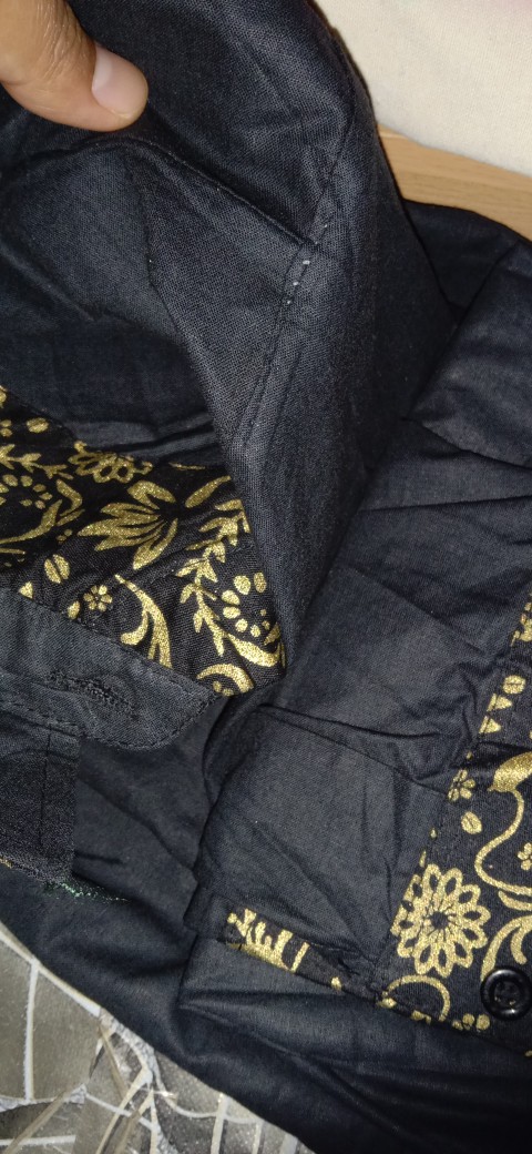 Kemeja Batik Pria Lengan Panjang Fashion Muslim Kombinasi Simple Modern Azzahir