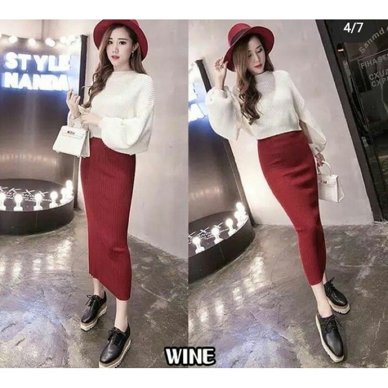 ROK KNITE RAJUT MURAH