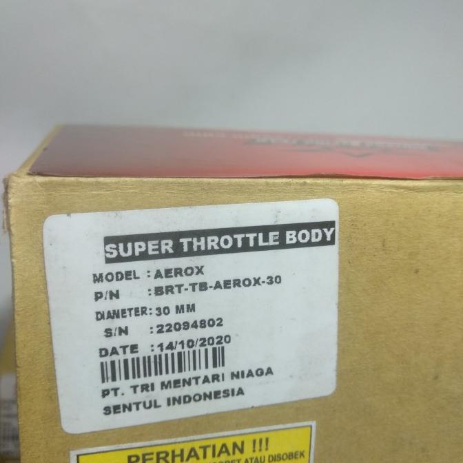 Throttle Body/ Tb Brt Aerox 155 Lexi 125 Tb Intake Ukuran 30 32 36