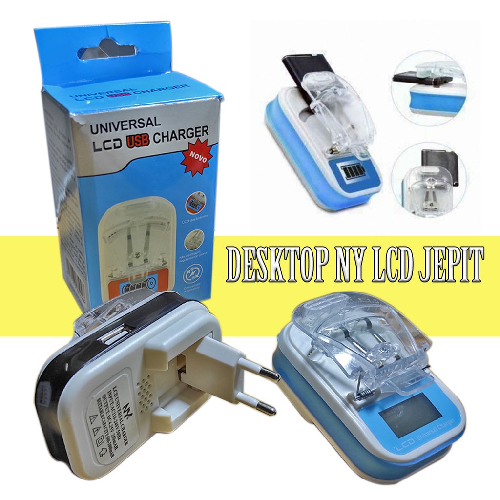 DESKTOP NY LCD JEPIT CHARGER KODOK CASAN