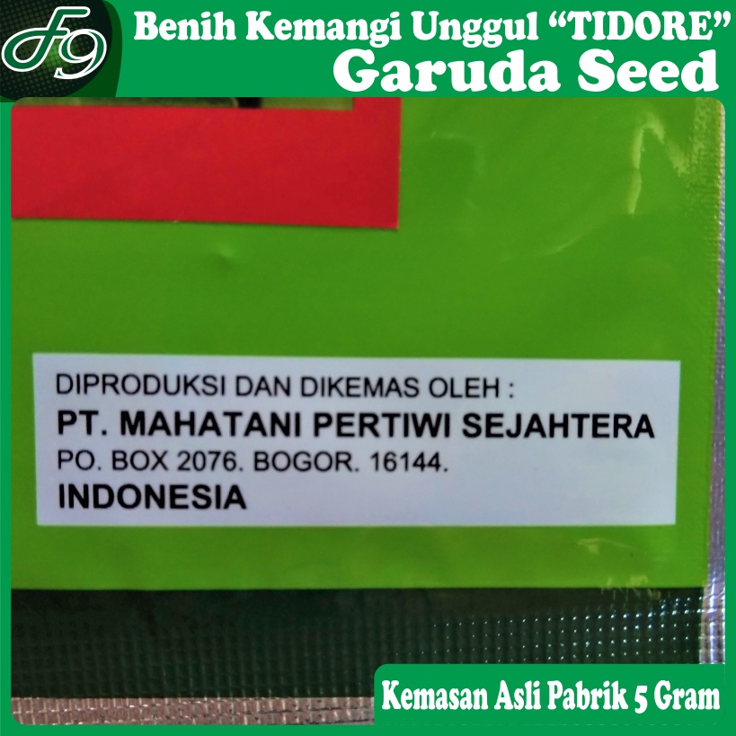 Benih Bibit Kemangi Unggul Tidore Garuda Seed 5 Gram Kemasan Pabrik