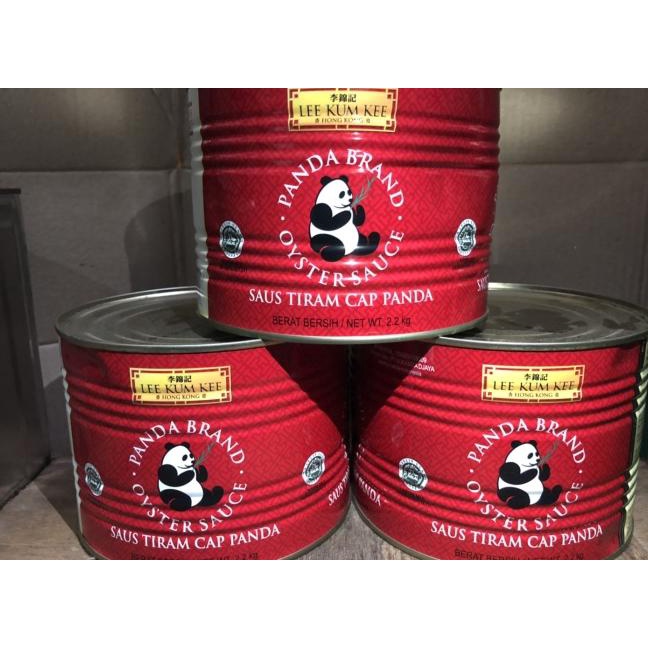 

OYSTER SAUCE / SAUS TIRAM LEE KUM KEE CAP PANDA KALENG 2.2KG