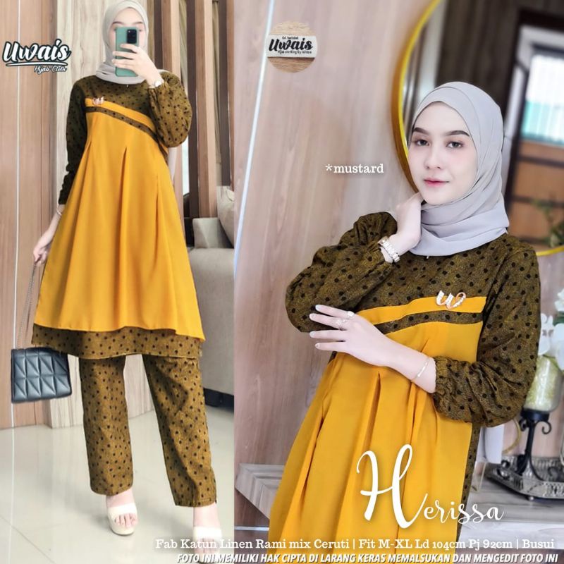 SETELAN WANITA HERISA ORI BY UWAIS
