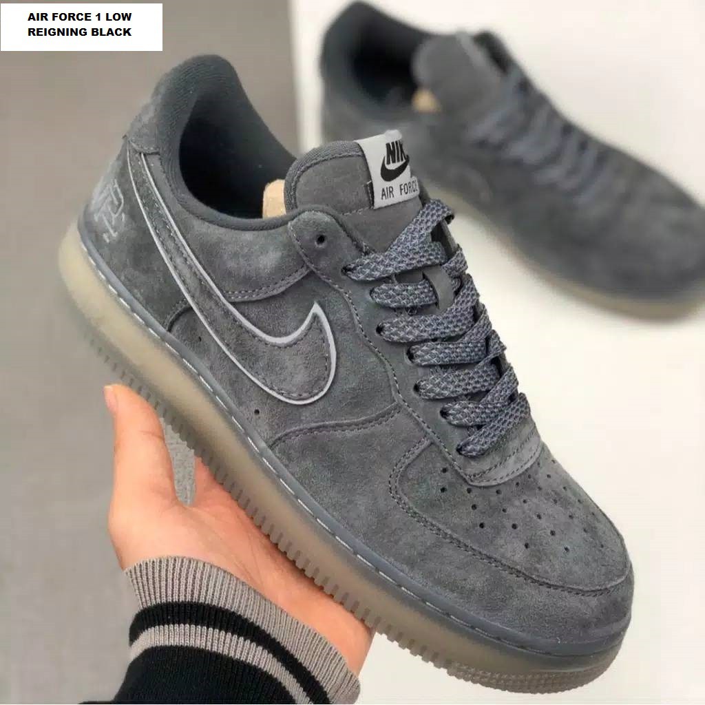 Sepatu Air Force 1 Low Black Reigning Champ