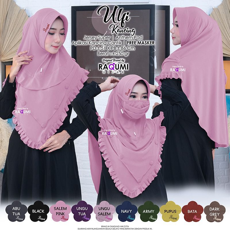 ULFI KANCING BY RAQUMI HIJAB ORI