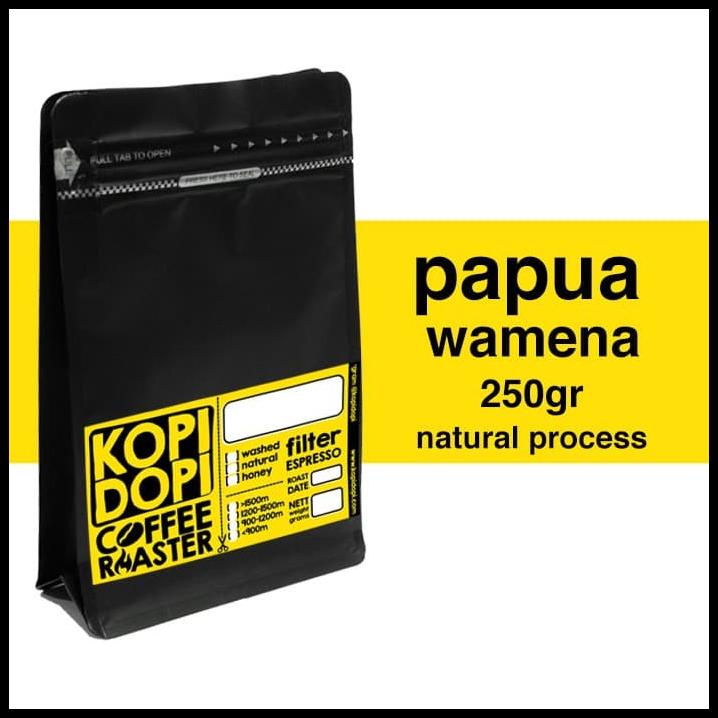 

Kopi Arabika Papua Wamena 250 Gram
