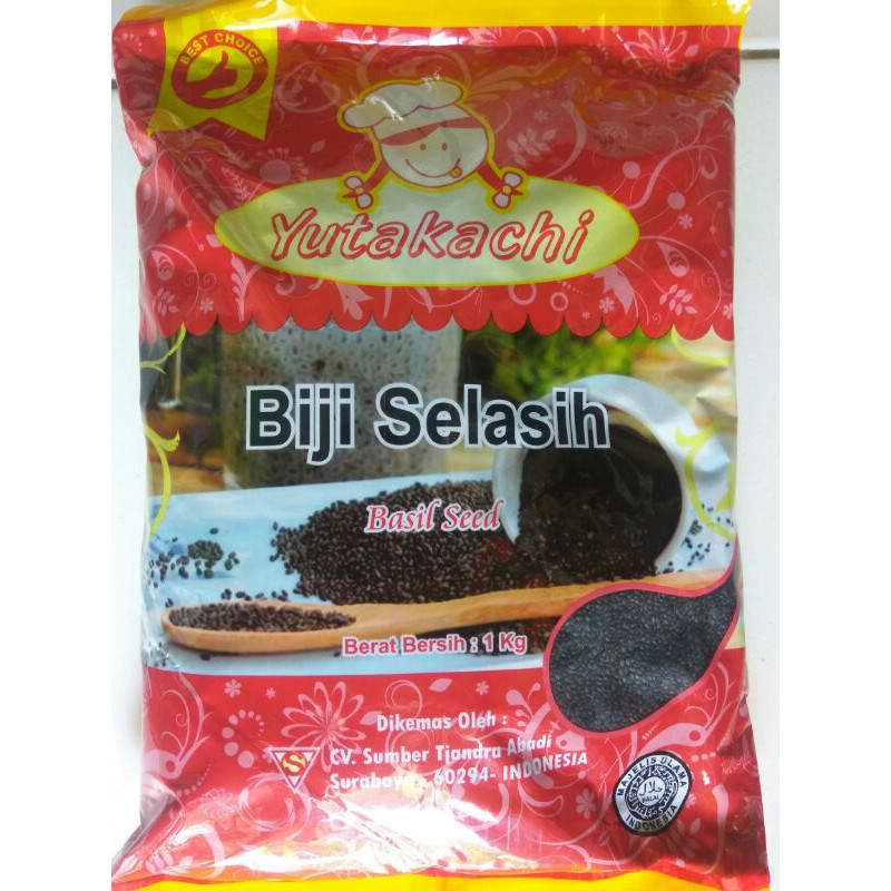 

BIJI SELASIH 100gr/BIJI SELASIH YUTAKACHI 100gr/BASIL SEED