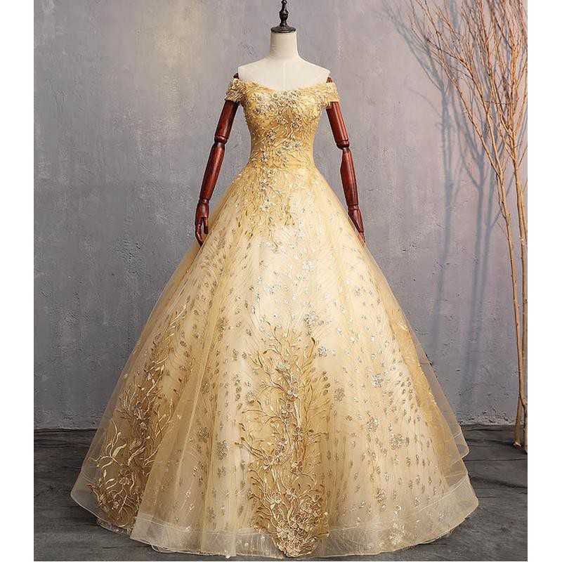 Gaun Pengantin 1812005 Emas Sabrina Wedding Gown