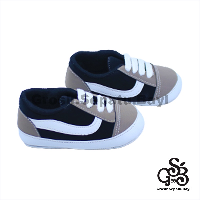 sepatu bayi baby shoes prewalker laki laki perempuan umur 2 sampai 14 bulan model Fans Oldskol