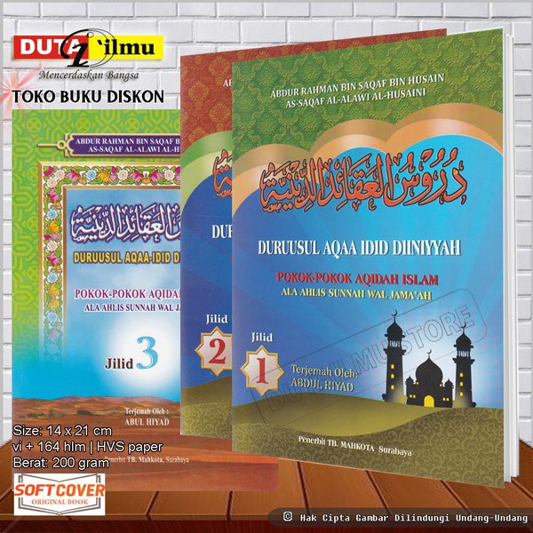 - Terjemah Durusul Aqoid Diniyyah 1 SET 3 Buku dc -