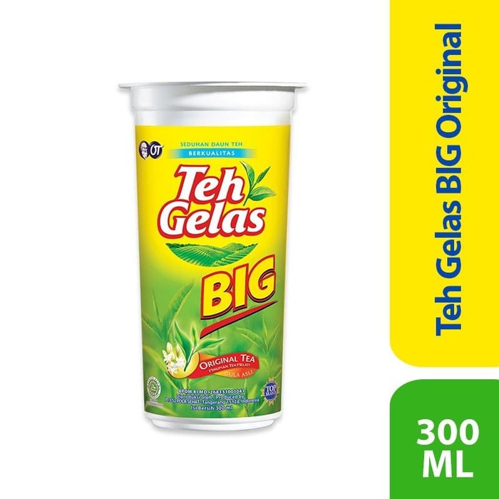 Teh Gelas Big Original Apel, Markisa 24pcs x 300ml
