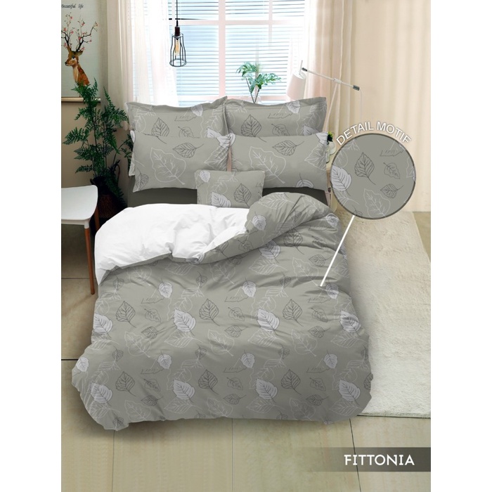 SALE Kain Sprei / Sarung Kasur Meteran - FITTONIA