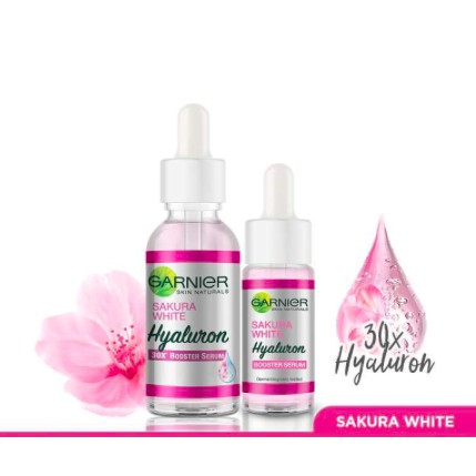 Garnier Sakura White 30x Hyaluron Booster Serum 15ml 30ml