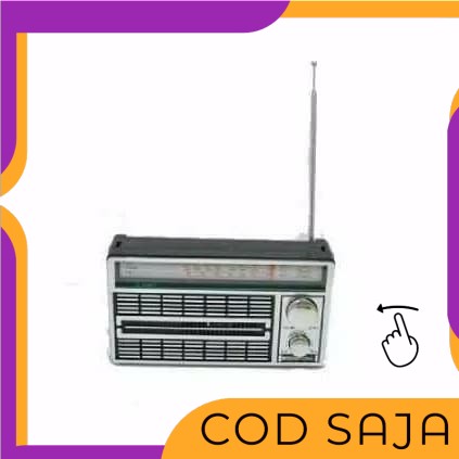Barang Promo radio ngecas model jadul dibawa kecil unik koleksi caracSET speaker bass Star Seller