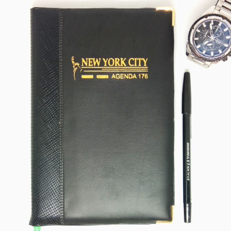 

Note Book Buku Tulis Buku Catatan Murah Agenda NEW YORK CITY1 176 Hitam