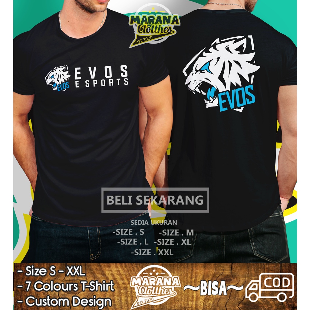 Kaos EVOS Logo v5 Baju Game