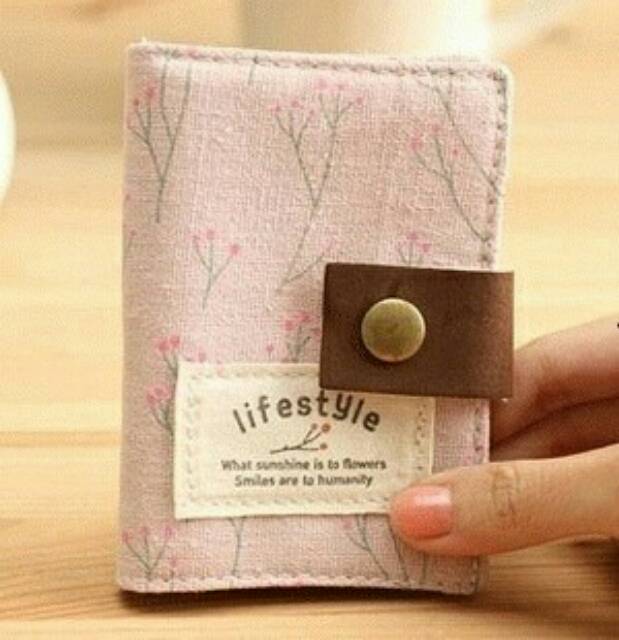 Dompet kartu flower/ case card holder lifestyle