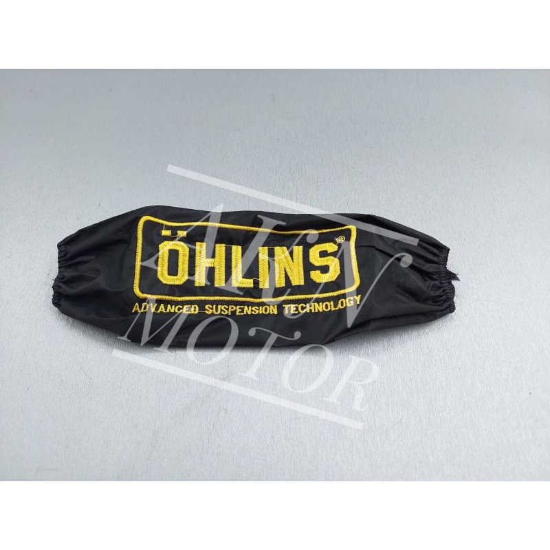 cover shock belakang sarung shockbreaker anti air pelindung shock universal logo bondir