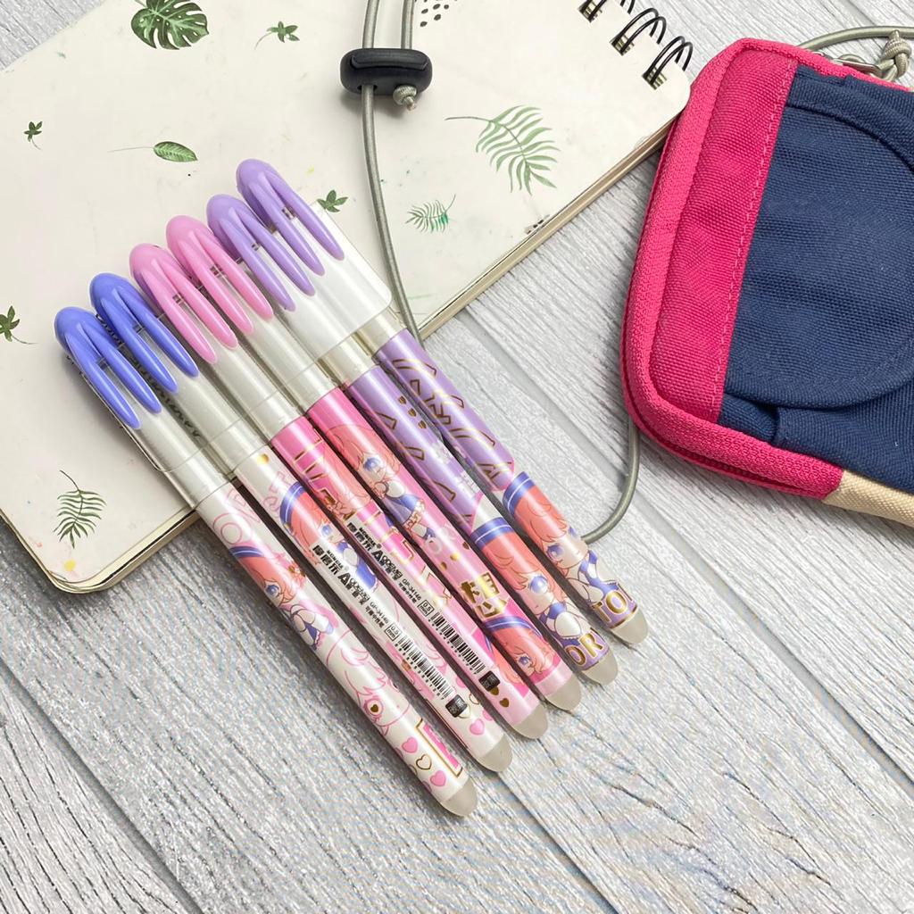 Pena Hapus/Erasable Gel Pen Pulpen Bisa Dihapus motif kartun lucu