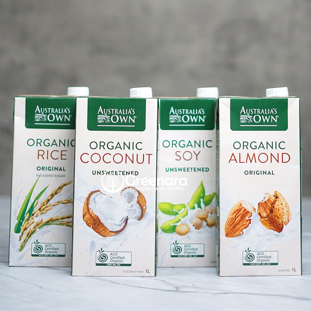 

Alsiha Sehat Alami Organik Australia OWN Almond / Soy / Rice/ Coconut Milk Organic Gluten Free