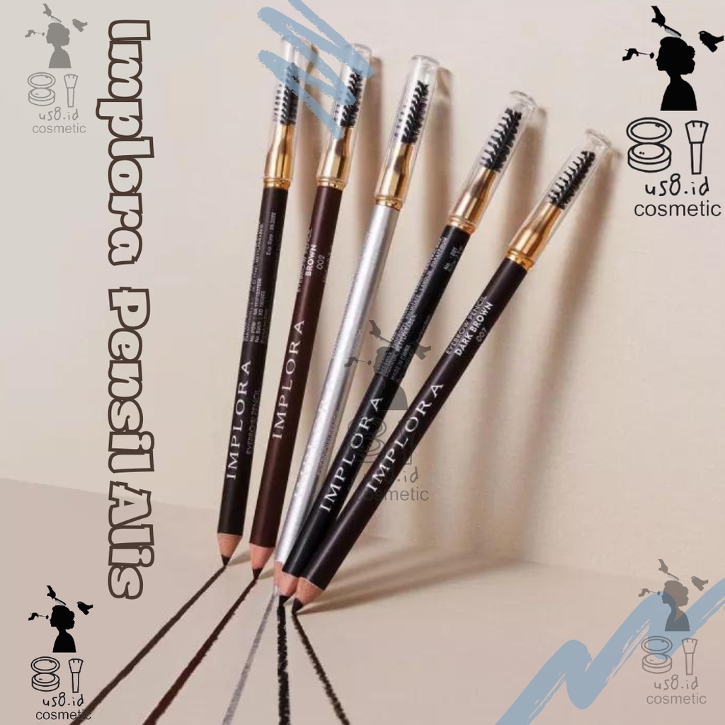 Implora (✔️BPOM) Pensil Alis 2.5 gram ( soft eyebrow pencil )