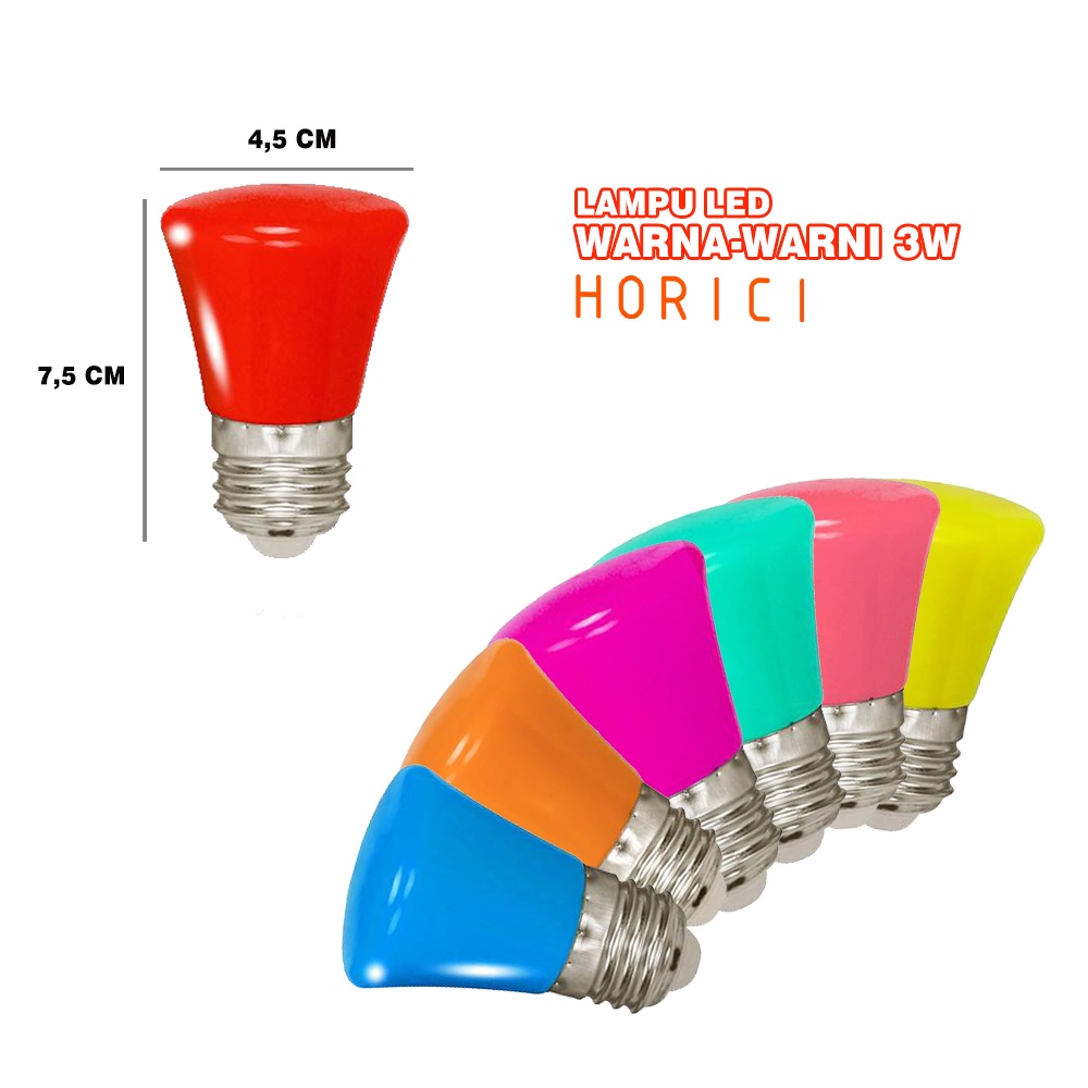 RGB 5W 5LED LAMPU DISCO LED FITTING E27 TUMBLR MINI OTOMATIS DISCO WARNA WARNI / LAMPU SUNSET / LOAMPU BOHLAM WARNA WARNI