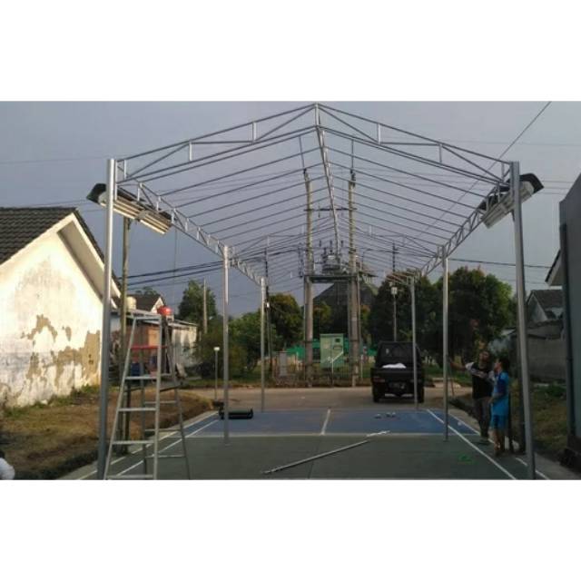 Rangka tenda pesta model gunung