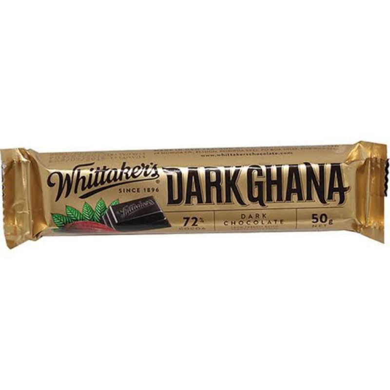 

Whittaker's 72% Cocoa Dark Ghana 50gr