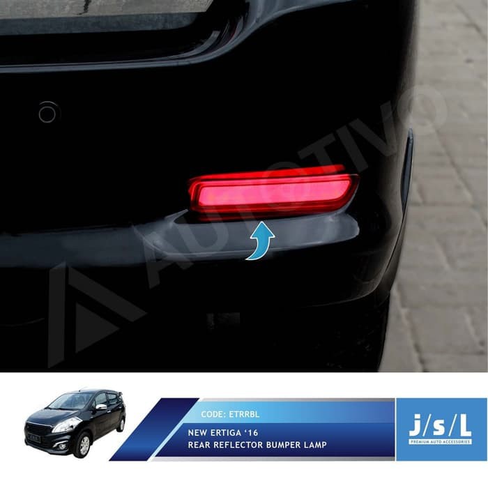 Aksesoris FariasiTambahan New Suzuki Ertiga Lampu Reflektor Bumper Belakang JSL