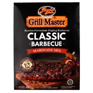 

JAY'S GRILL MASTER CLASSIC BARBECUE MARINADE MIX BUMBU PERENDAM DAGING BARBECUE 30 GRAM JAYS