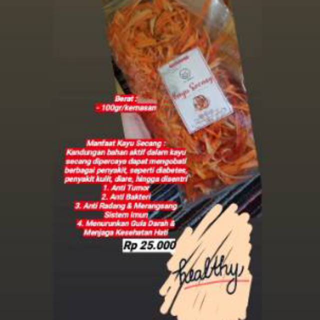 

KAYU SECANG PENAMBAH IMUN TUBUH