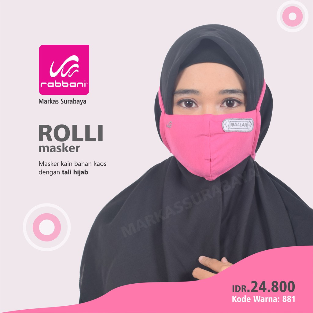 MASKER KAOS ROLLI RABBANI