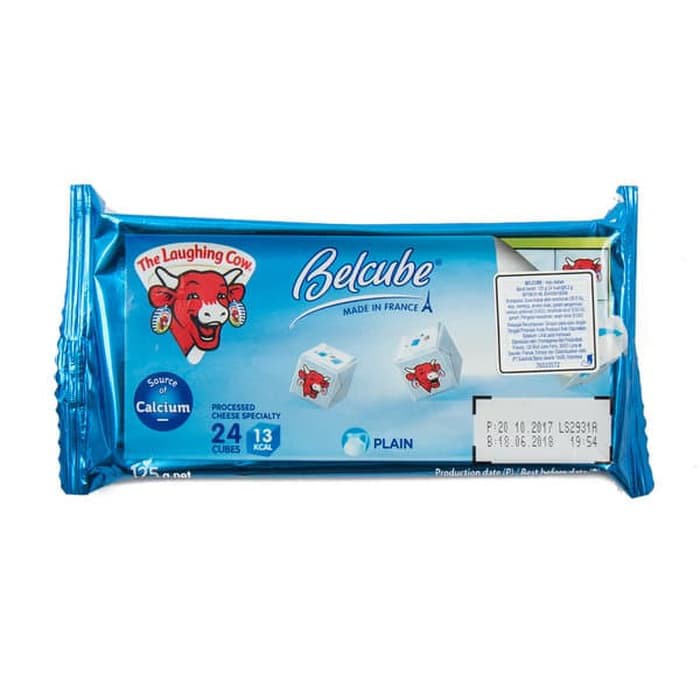 

The laughing cow belcube blu plain / keju bayi ( keju MPASI )125 grm