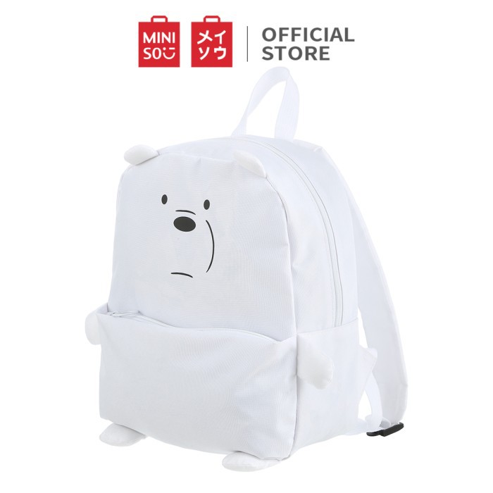 Hot sale  MINISO We Bare Bears Tas Ransel Backpack Tas Punggung Simple Serbaguna  hanya di shopee