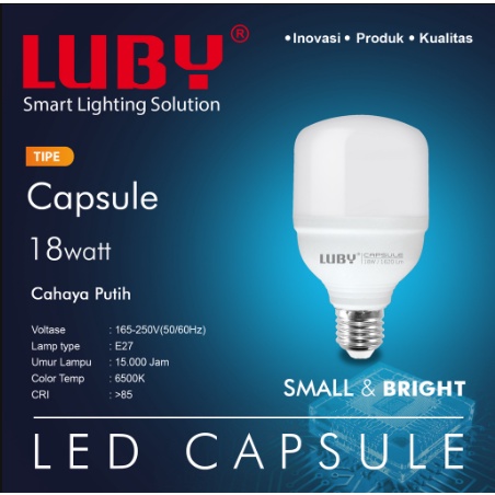 LED CAPSULE LUBY 18 Watt