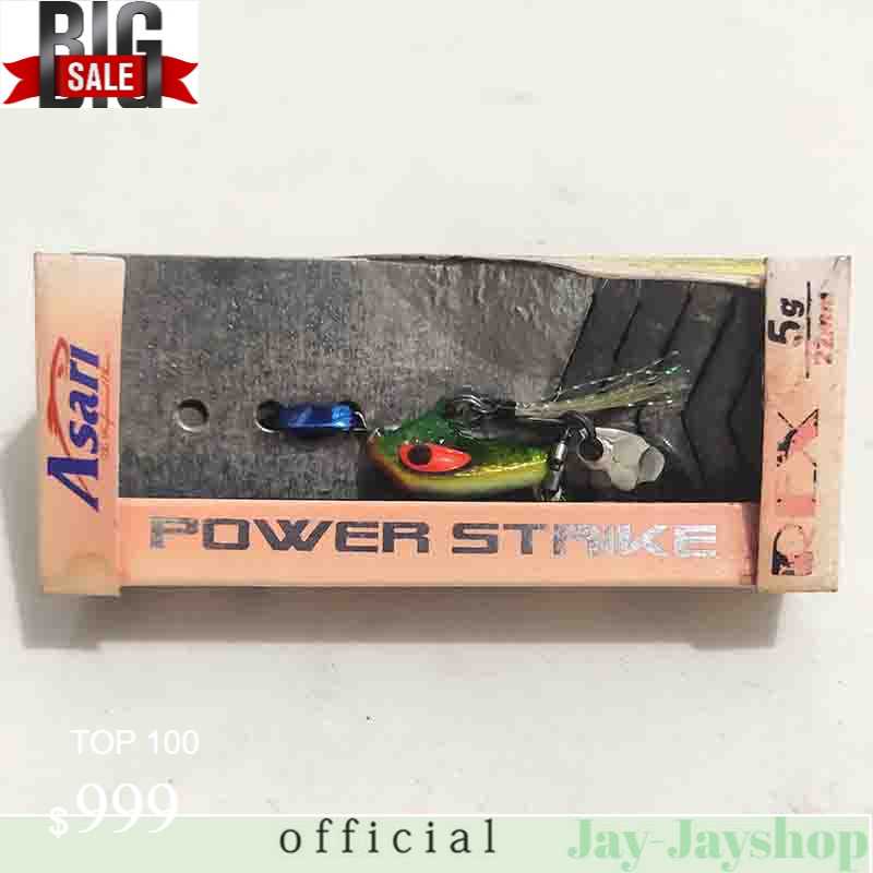 Asari Power Strike Rex Jig Spinner. Umpan Casting. Light Cast Jig