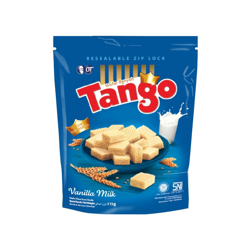 Tango Wafer Vanilla Milk 115gr