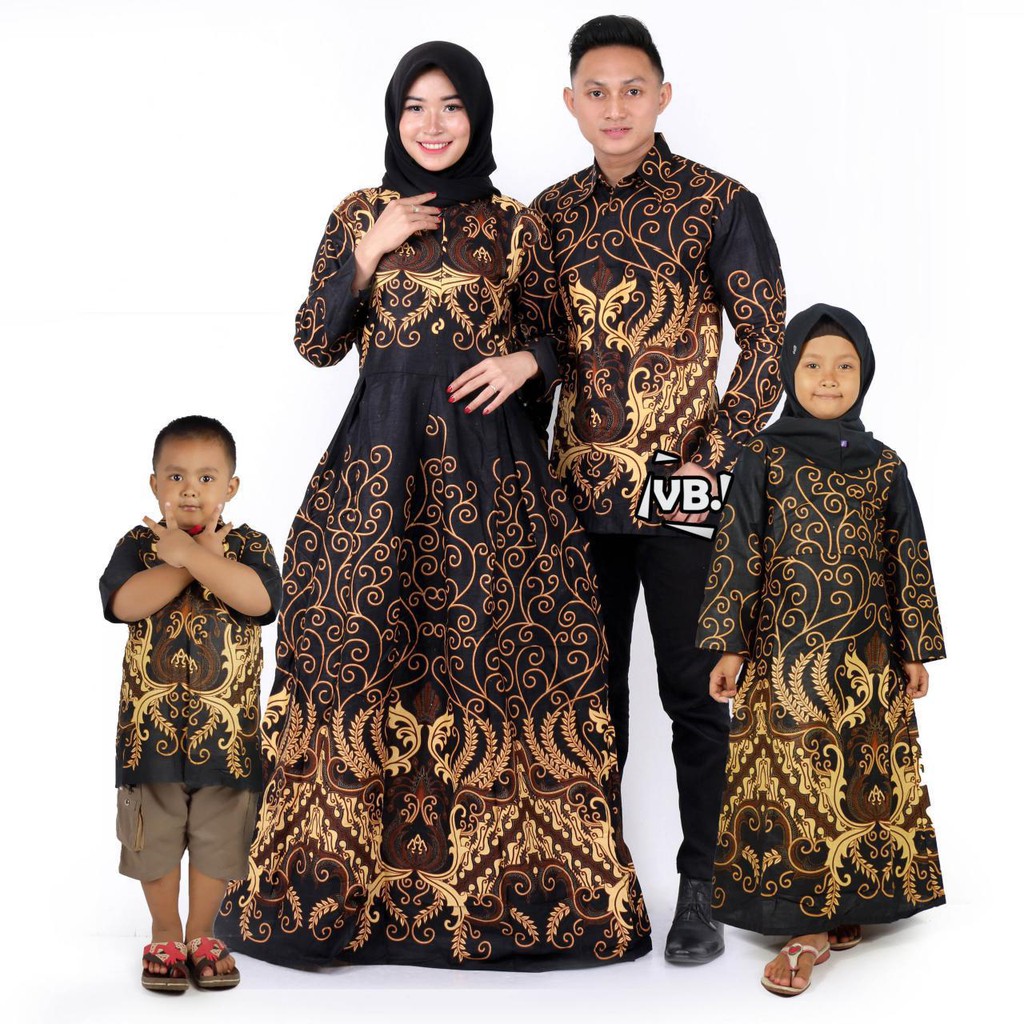 Maura Couple - Sania Ruffle Batik Couple Ori Ndoro Jowi Garansi Termurah Shopee - BATIK MODERN SOLO