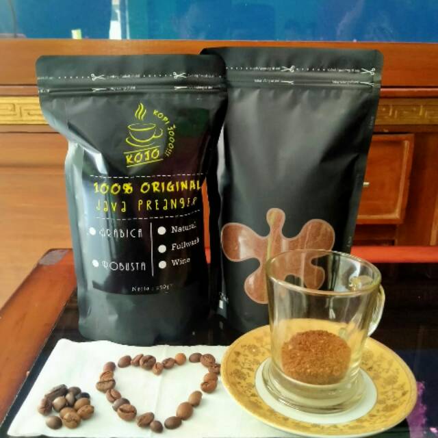 

KOPI ROBUSTA FULLWASH 250GR BIJI atau BUBUK