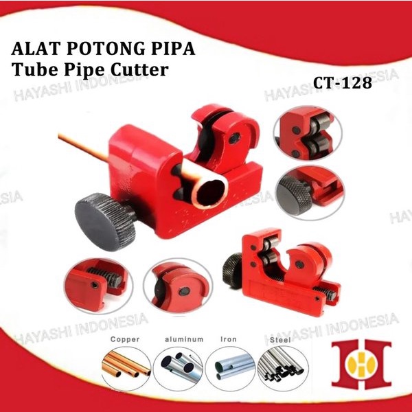 Alat Pemotong Pipa AC Aluminium Tembaga Besi Tube Cutter Pipe