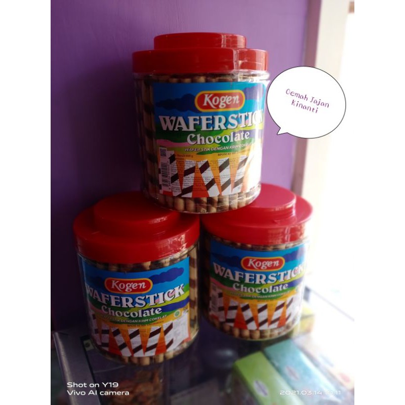 

Kogen Wafer Stick Toples 600gr | Khong Guan Waferstick Astor Chocolate