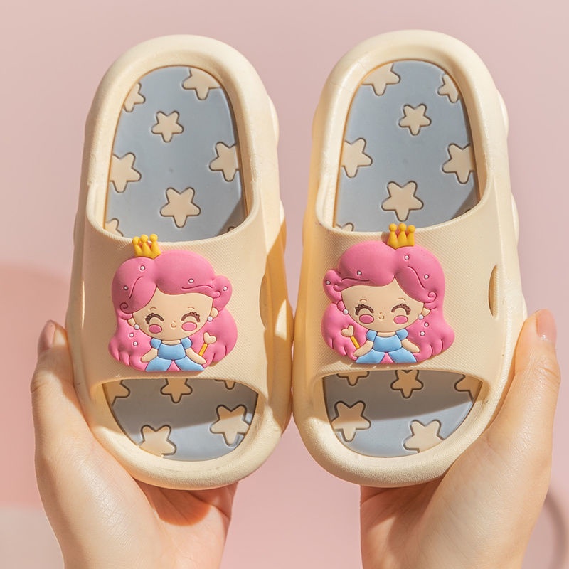 PROMO 12.12 PUNCAK Okaybaby B114 Sandal Slop Anak Laki-laki Perempuan Cewek Motif Karakte Lucu Termurah Sepatu Import Fashion Terbaru Kekinian