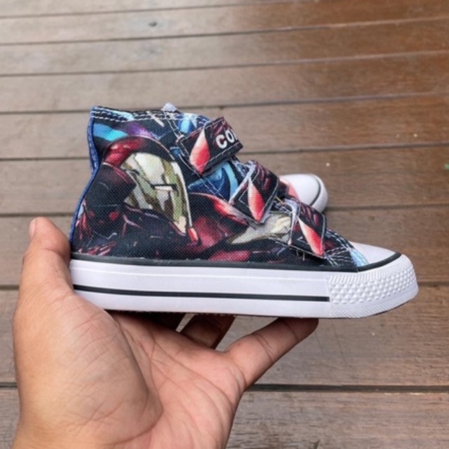 SepatuSneakers Converse Anak Motif karakter marvel ironman Size 21-35