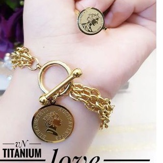 TiTanium set gelang cincin R526