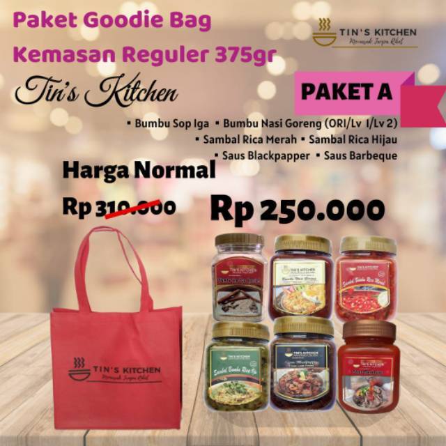 

TIN'S KITCHEN BUMBU MASAK INSTANT PAKET GOODIE BAG PRAKTIS SIMPEL