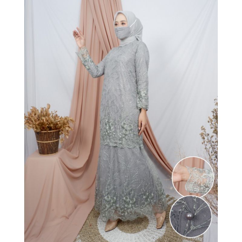 NEW PRODUK ORIGINAL/GAMIS DUYUNG TILLE WARDAH/GAMIS  PESTA/BY JADID