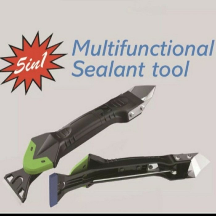 BAROKAH 5 in 1 sealant scraper tool pembersih perapi lem silikon Nat lantai