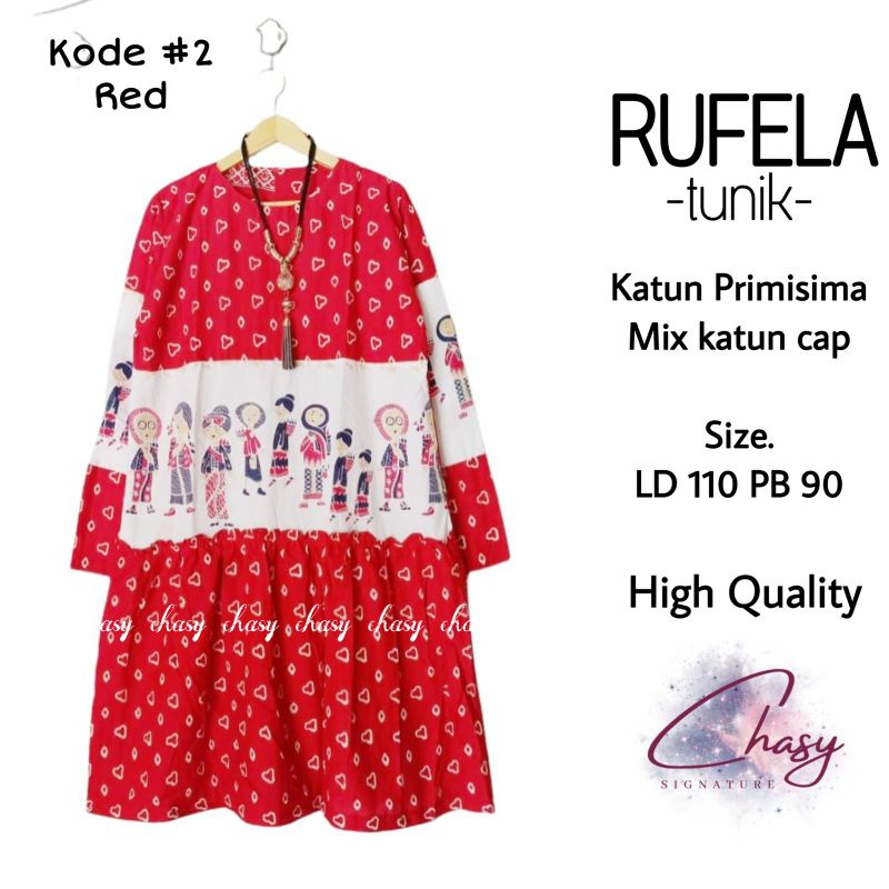 RUFELA TUNIK BATIK MBOK JAMU GENDONG TUNIK BATIK KARAKTER